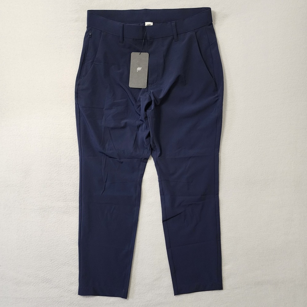 Fabletics The Only Pants Mens 31X30 Blue Classic Stretch Performance Golf New